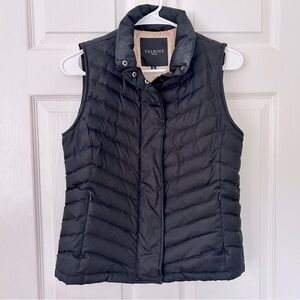 Talbots Black Vest